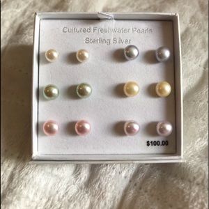 Freshwater pearls sterling silver
